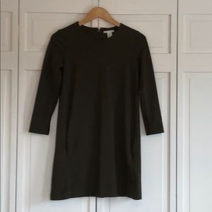 Dark Green Dress with Pockets - Size XS
